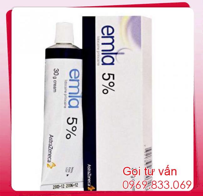 Thông tin 2 tuýp gel kéo dài quan hệ EMLA 5%  có tốt không? 