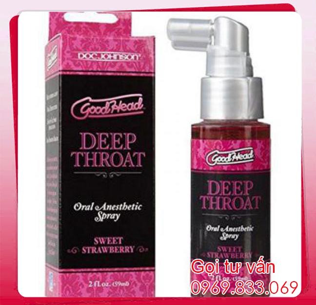 Bỏ sỉ Chai xịt quan hệ bằng miệng Doc Johnson Deep Throat  giá sỉ 