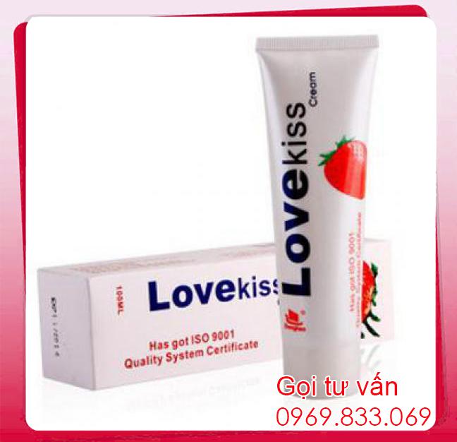 Địa chỉ bán Gel bôi trơn hương dâu cao cấp Love Kiss  cao cấp 