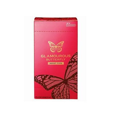 Bao cao su Jex Glamcurous Butterfly moist hộp 12c