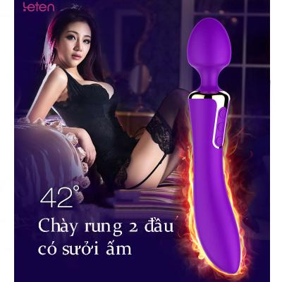 Chày rung 2 đầu có chức năng sưởi ấm