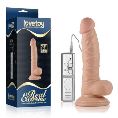 Dương vật giả dán tường Lovetoy 7,5 siêu mềm