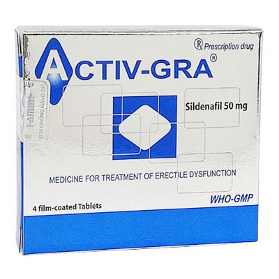 Thuốc Activ-Gra 50mg kéo dài thời gian yêu tức thì