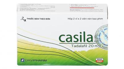 Thuốc Casilas 20mg trị rối loạn cương dương kéo dài thời gian quan hệ