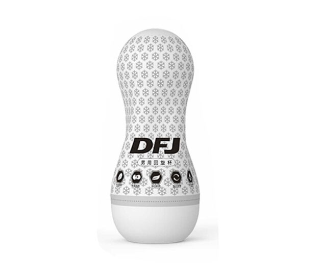 Âm đạo giả silicon có rung cầm tay DFJ cao cấp