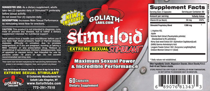 Tăng cường sinh lý Stimuloid