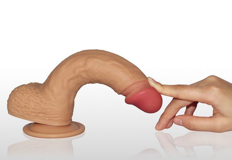 Dương vật giả có đế hít tường 8,5 inch