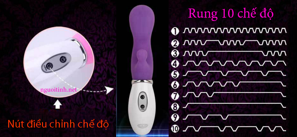 Dương vật kích điểm G 10 chức năng Lilo