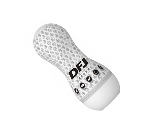 Âm đạo giả silicon có rung cầm tay DFJ cao cấp