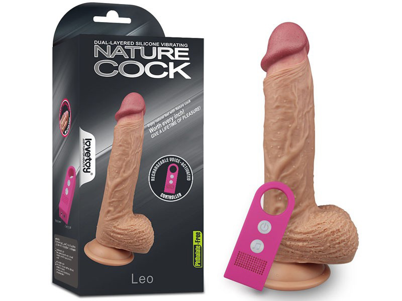 Dương vật giả có đế hít tường Lovetoy LEO 8.5 inch