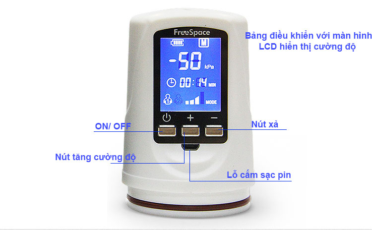 máy tập to dương vât tăng kích thước LCD