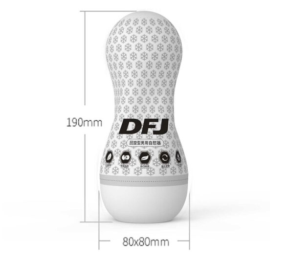 Âm đạo giả silicon có rung cầm tay DFJ cao cấp