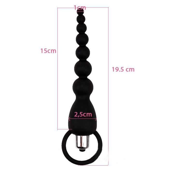 kích thước Máy rung kích hậu môn Black Mont