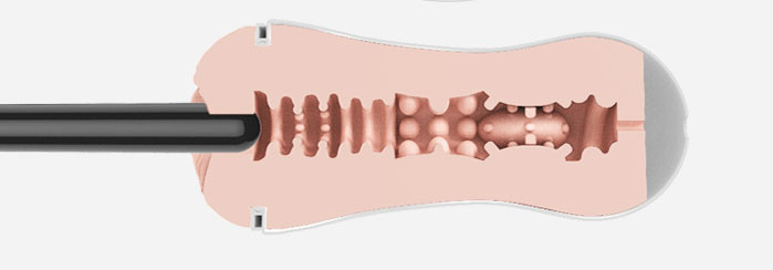 Âm đạo giả silicon có rung cầm tay DFJ cao cấp