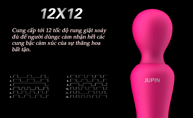 Chày rung không dây cao cấp Nano Jupin