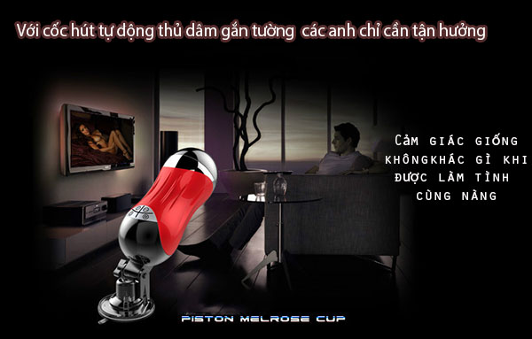 Máy thủ dâm tự động cao cấp Piston Melrose Cup