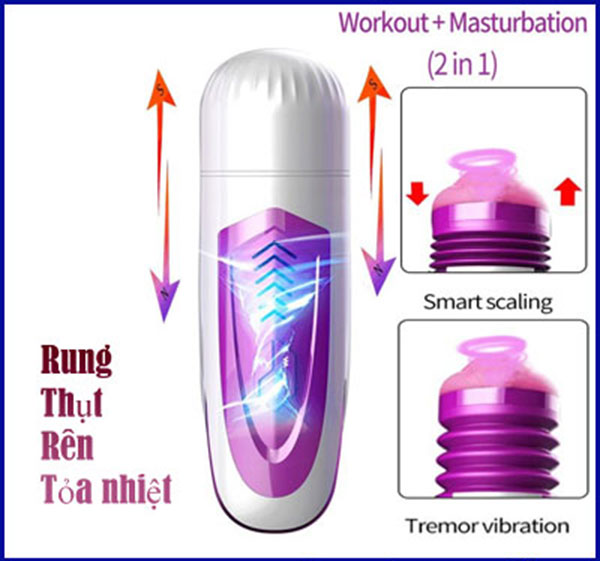 Âm đạo Dibe Ferrady rung thụt đa chức năng cao cấp