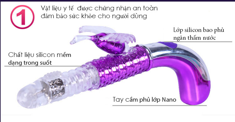 Dương vật đa năng cao cấp- Libo pin sạc chân sạc USB