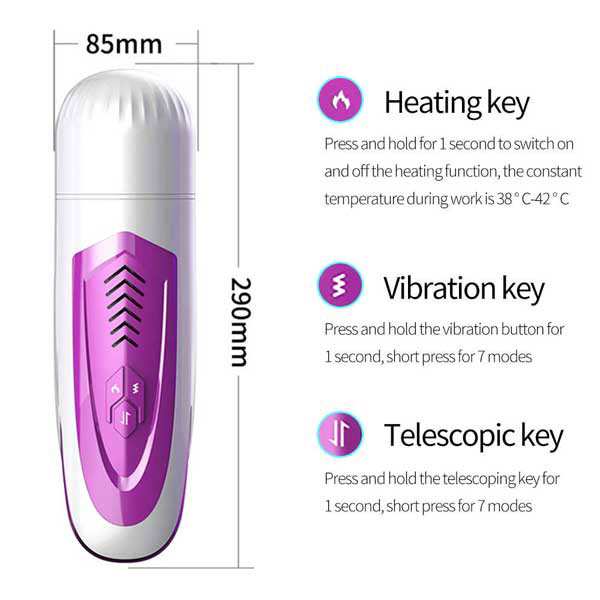 Âm đạo Dibe Ferrady rung thụt đa chức năng cao cấp