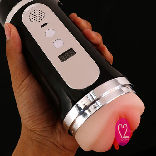 Cốc âm đạo 2 đầu rung rên cao cấp