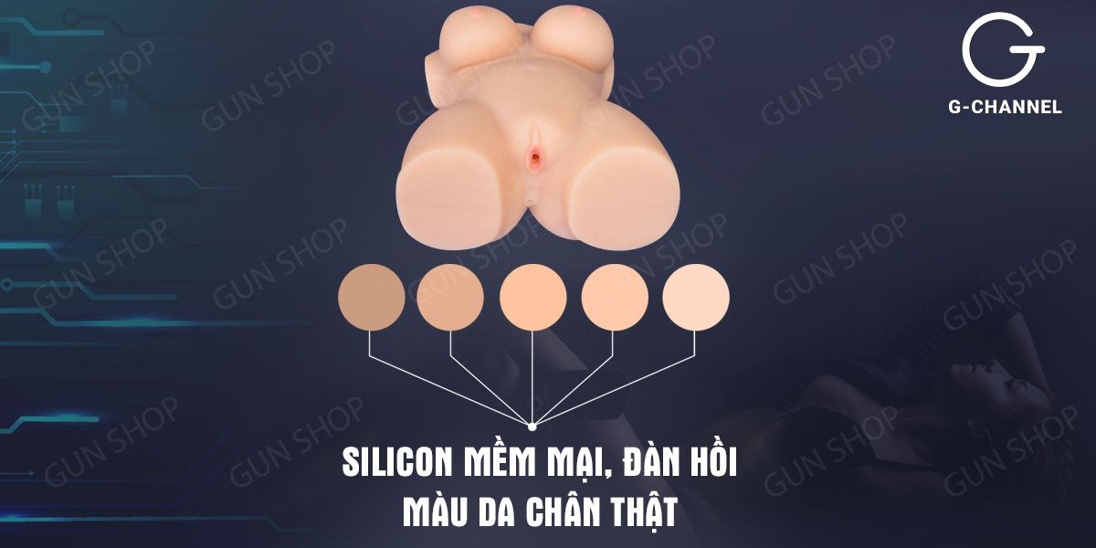Búp bê  bán thân silicon cao cấp rung rên