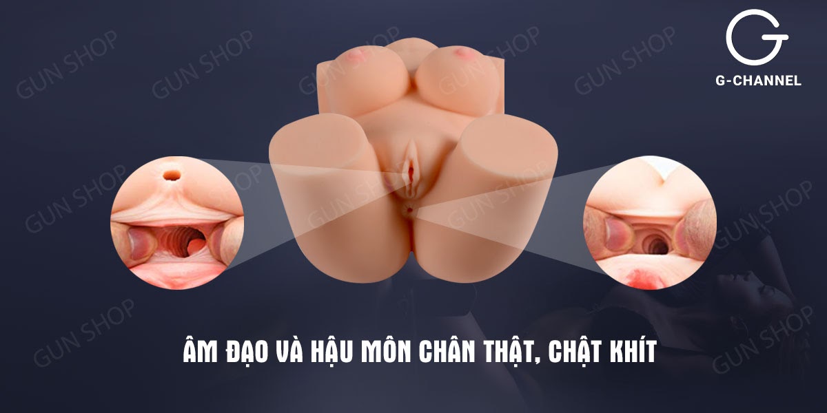 Búp bê  bán thân silicon cao cấp rung rên