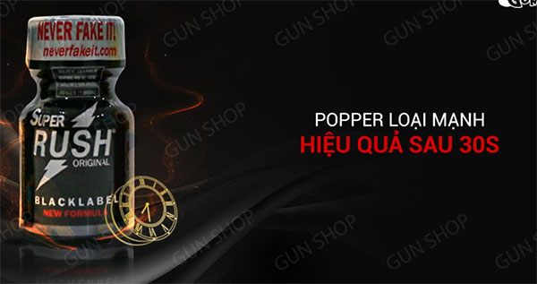 Chai hít tăng khoái cảm Popper Super Rush Black Label