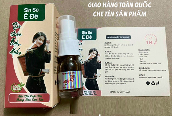 Chai xịt Sìn Sú dân tộc Ê Đê