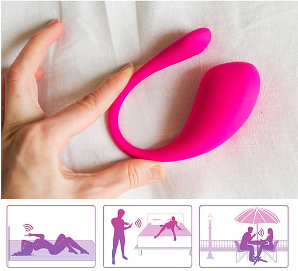 Dụng cụ trứng rung Lovense Lush 3 điều khiển xa bằng điện thoại