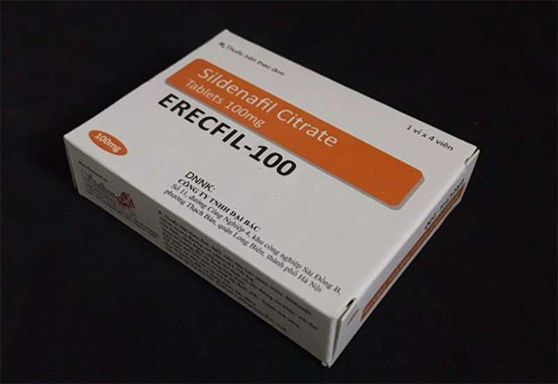 Thuốc Erecfil 100mg chữa dứt điểm rối loạn cương dương
