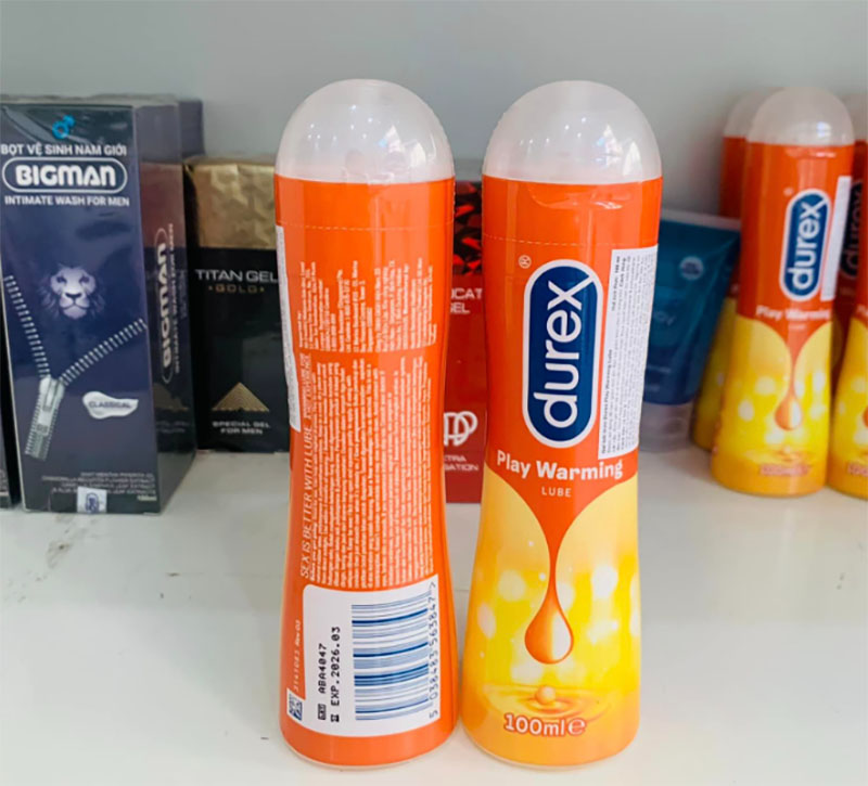 Gel bôi trơn Durex Warming kích thích cô bé