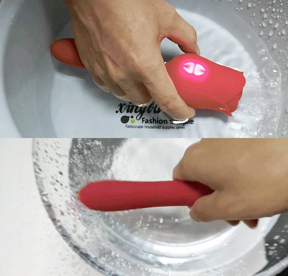 Chày rung hoa hồng hút âm vật