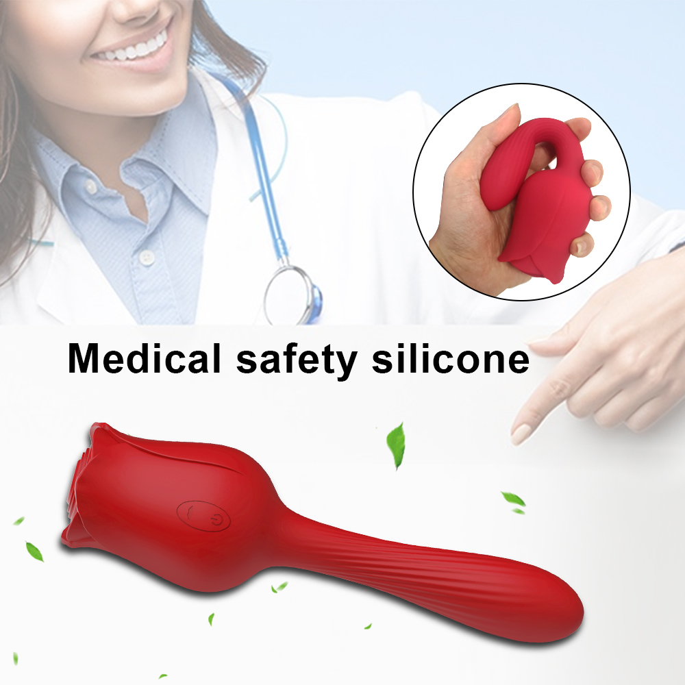 Chày rung hoa hồng hút âm vật