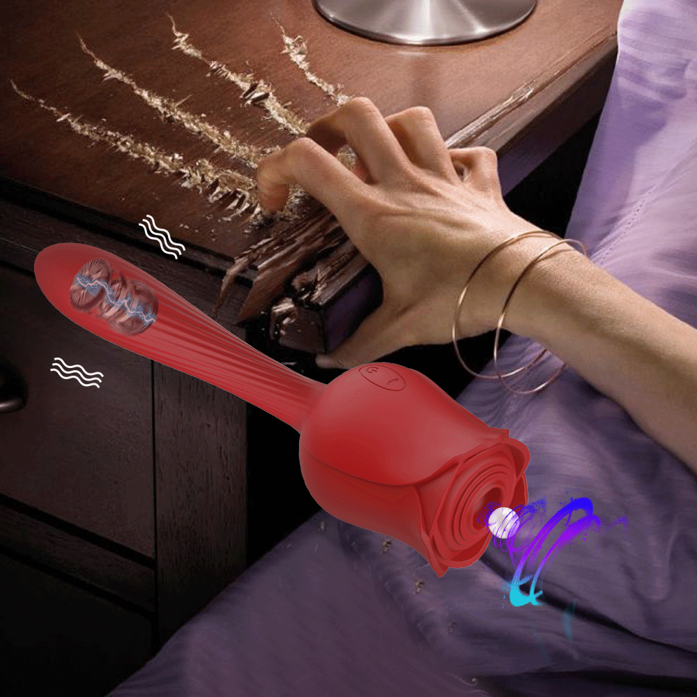 Chày rung hoa hồng hút âm vật