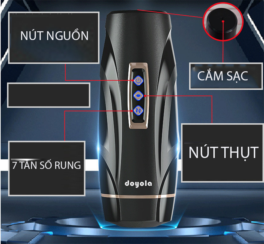 Máy cầm tay Doyola rung thụt tự động chạy êm