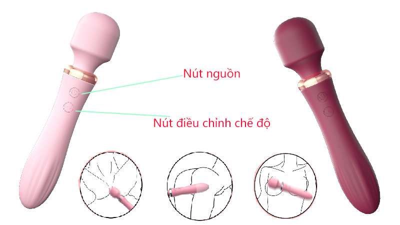 Chày rung sạc điện LIBO 10 chức năng