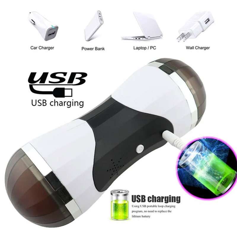Cốc thủ dâm 2 đầu tự động Double Head
