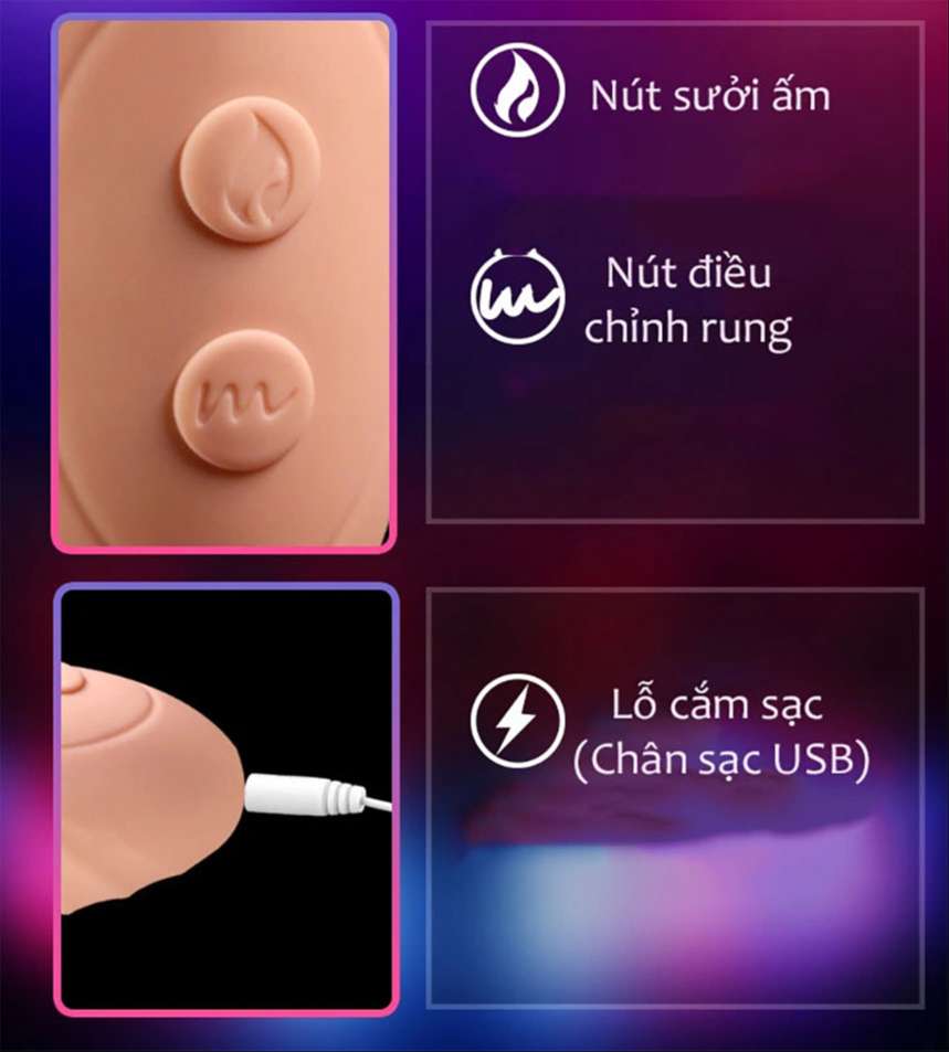 Dương vật  hình ngón tay Long Love Kato độc lạ