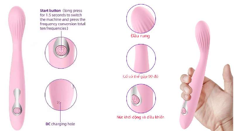 Que rung mini Guerlain móc điểm G