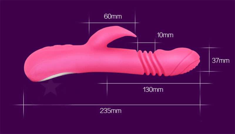 Chim giả Ella Vibrating Rod rung thụt sưởi ấm