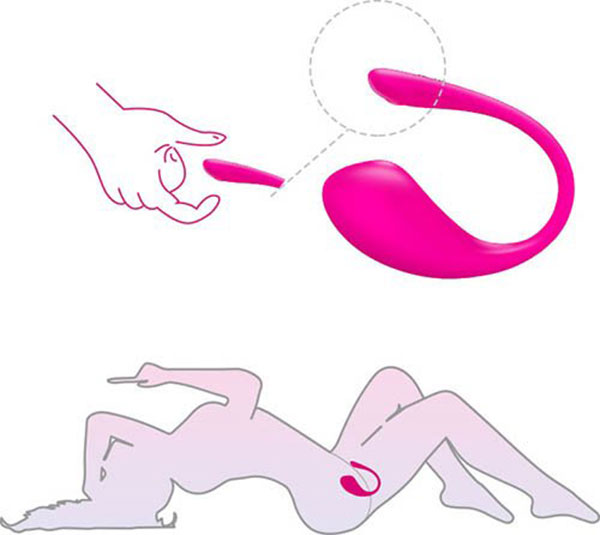 Trứng rung Lovense Lush  điều khiển bằng điện thoại