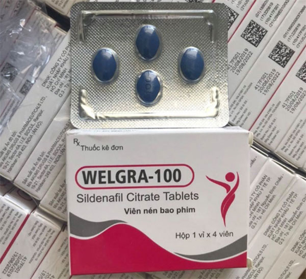 Thuốc chống rối loạn cương dương Welgra 100mg