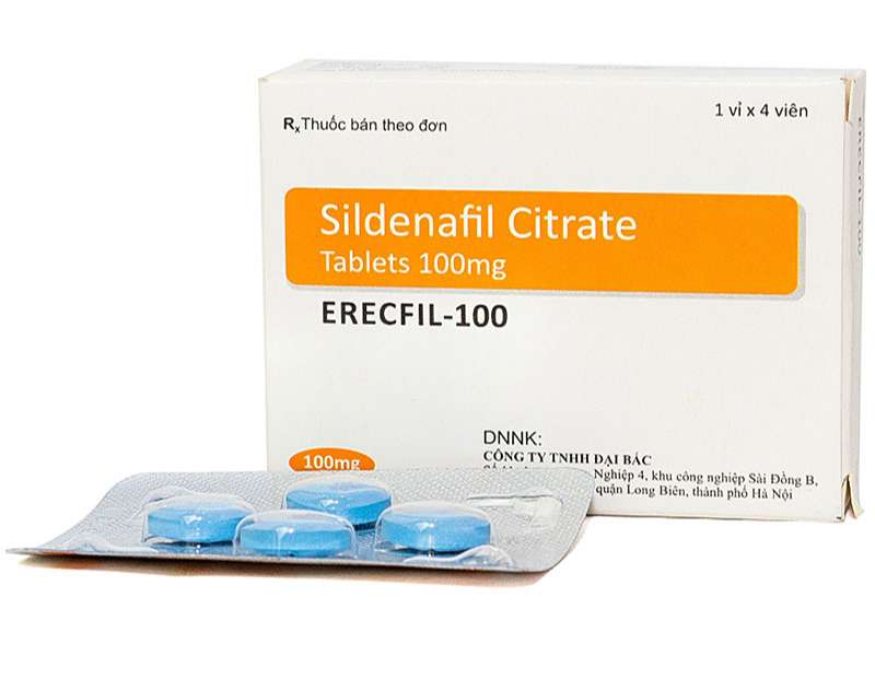 Thuốc Erecfil 100mg chữa dứt điểm rối loạn cương dương