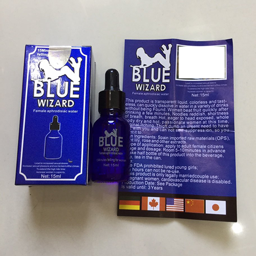 Thuốc kích dục nữ Blue Wizard cực mạnh