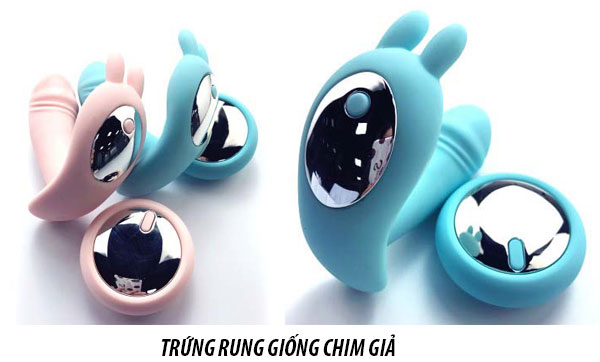Trứng rung giống chim giả