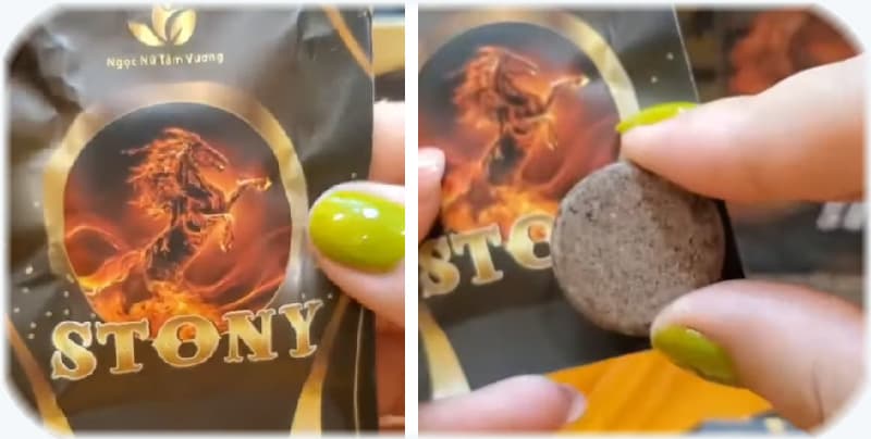 Kẹo rung lắc đê mê Stony chính hãng