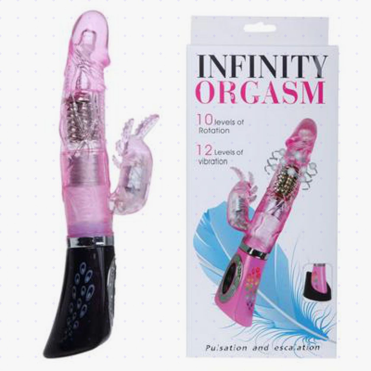 Review Dương vật siêu rung xoay 10 chế độ Infinity orgasm cao cấp 
