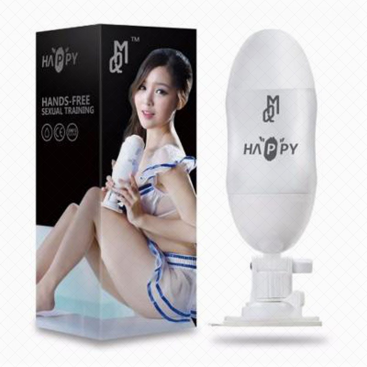 Nhập sỉ Cốc thủ dâm Happy gắn tường 2 đầu rung xoay 180 độ giá rẻ 