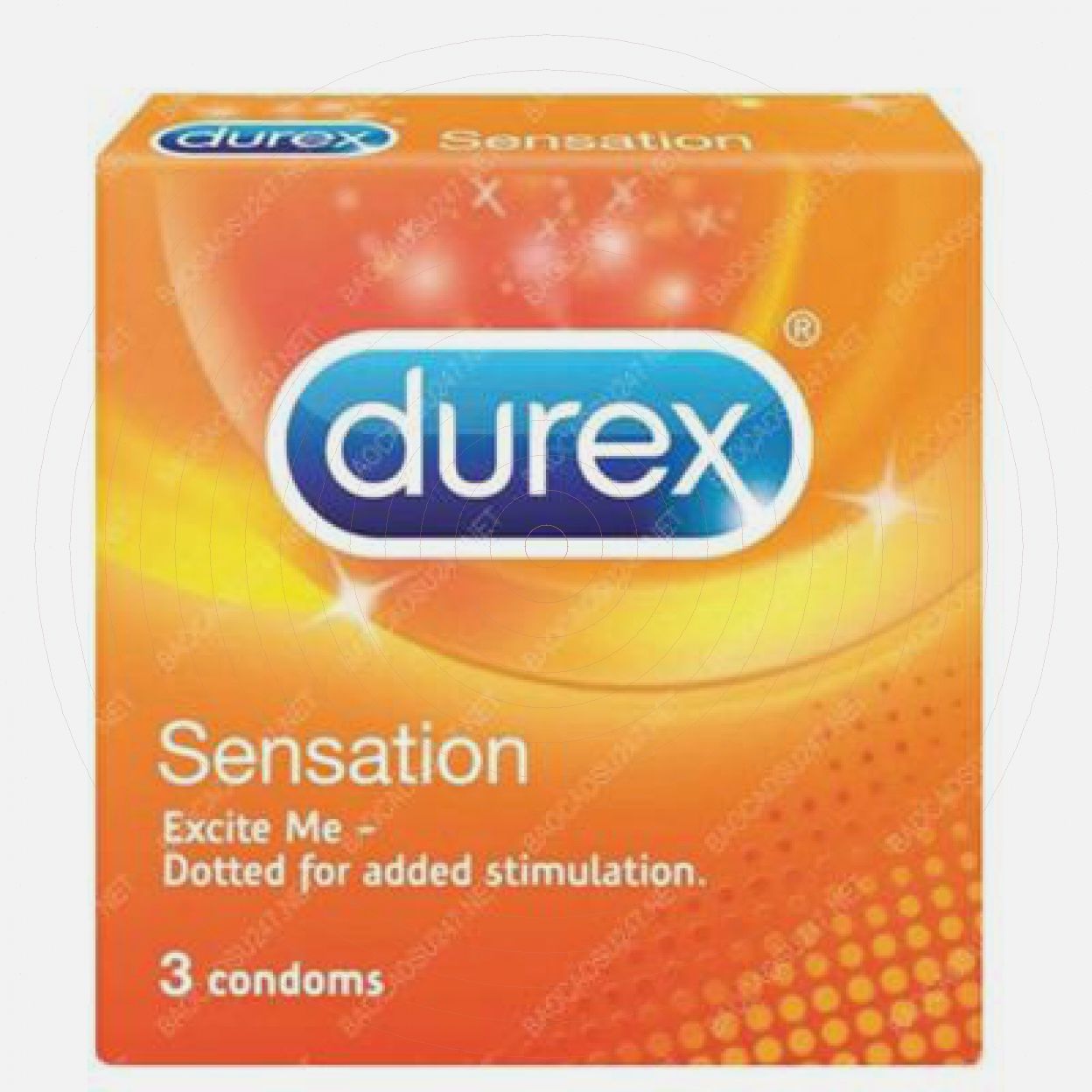 Nhập sỉ Hộp bao cao su siêu gai Durex Sensation 3 chiếc  loại tốt 